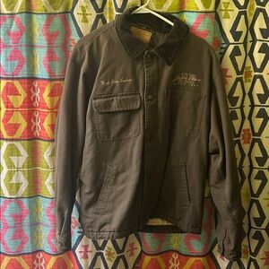 Brown Embroidered Jacket